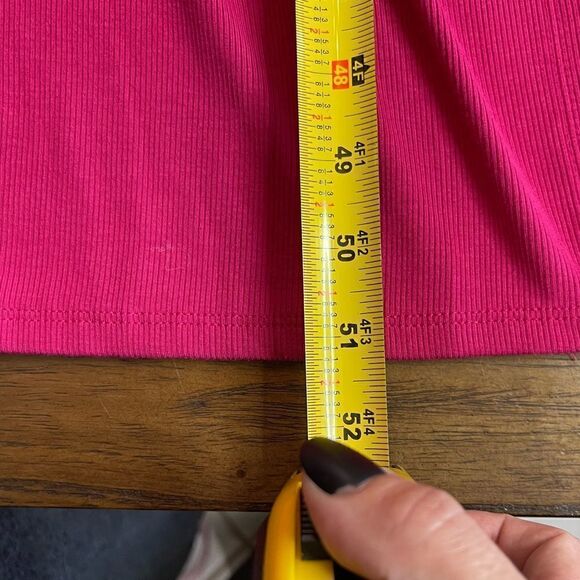 Bourdeaux Long Sleeve Maxi Dress Pink Anthropologie size Small/petite - Picture 11 of 14